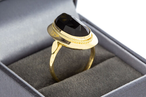 Vintage Granat Ring 14 Karat Gold - 18,2 mm