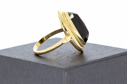 Vintage Granat Ring 14 Karat Gold - 18,2 mm