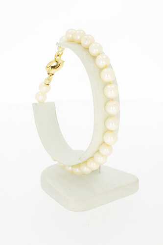 Perlen Armband 14 Karat Gold - 22 cm