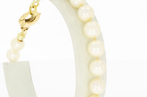 Perlen Armband 14 Karat Gold - 22 cm