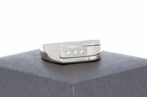 14 Karat Weißgoldene Ring - 19,9 mm