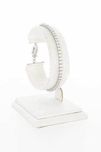 3,30 ct Tennis Weißgoldarmband 750 - 18,5 cm