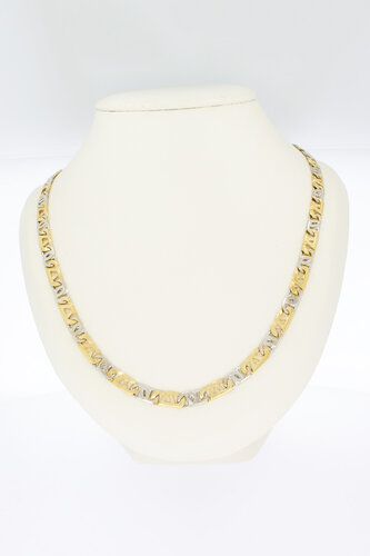 Falkenaugekette 14 Karat - 61,4 cm