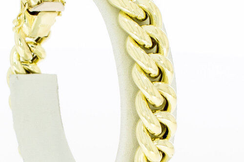 14 Karat Gourmet-Armband - 20,1 cm