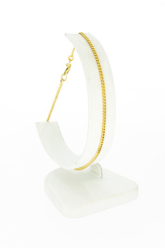 Panzerarmband 18 Karat Gold - 22,8 cm