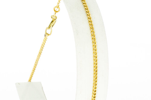 Panzerarmband 18 Karat Gold - 22,8 cm