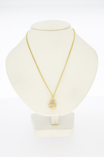 585 Faust Anhänger Herren - Länge 1,6 cm