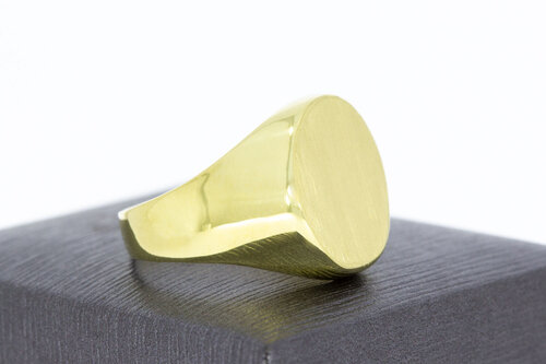 Herren Siegel-Ring 18 Karat Gold - 20,1 mm