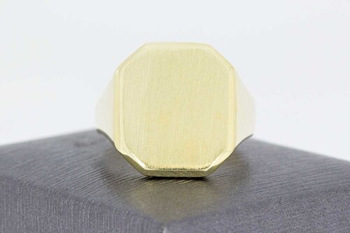 14 Karat Gelbgold Siegelring - 21,1 mm