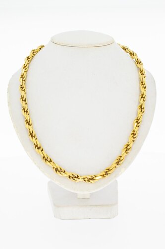 8 Karat Kordel Männer Kette - 64,5 cm