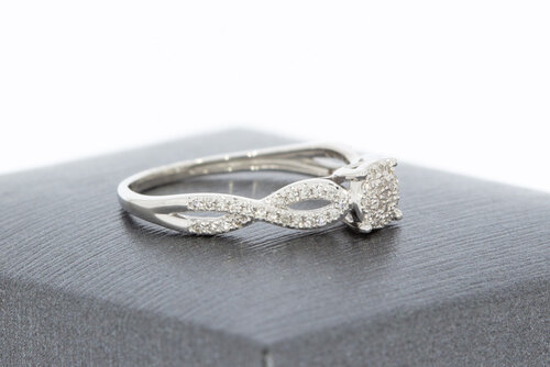 375 Gold Damen Diamantring - 15,6 mm