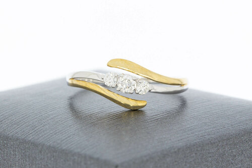 375 Gold Damen Diamantring - 18,7 mm