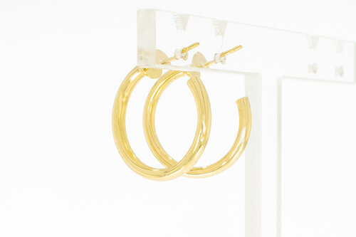 Damen Ohrringe 750 Gelbgold - 2,2 cm