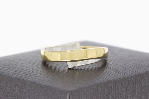 Geschwungene Ring 14 Karat Gold - 17,2 mm