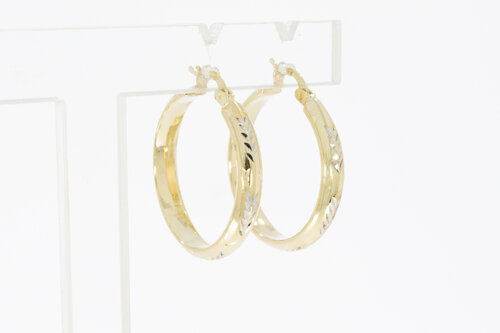 Damen Ohrringe 585 Gelbgold - 2,5 cm