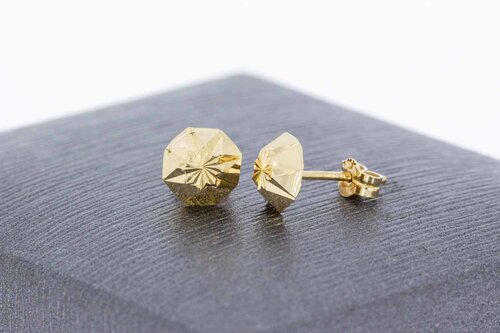 Gold Damen Ohrstecker 14 Karat - 0,6 cm