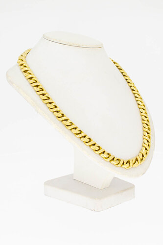 18 Karat Panzer Damen Goldkette - 40,8 cm