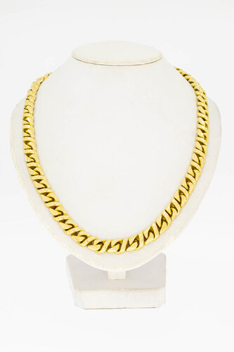 18 Karat Panzer Damen Goldkette - 40,8 cm