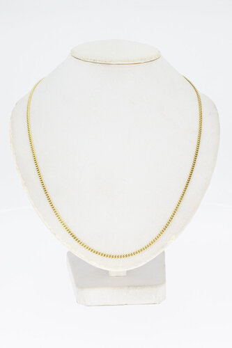 14 Karat Gold Panzer Damen Collier - 43,5 cm