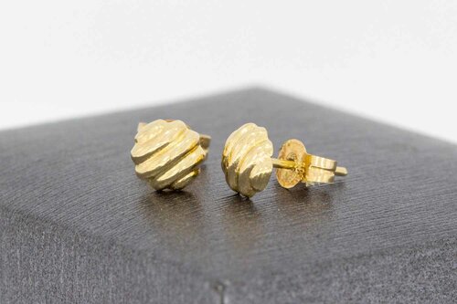 Damen Ohrstecker 14 Karat Gold - 0,6 mm