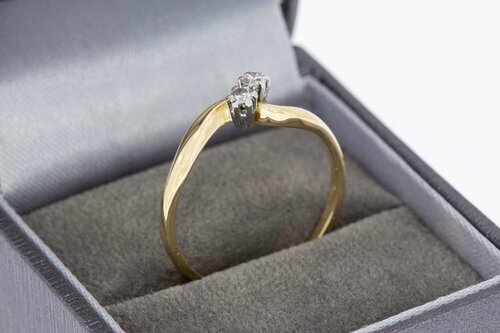 Diamant Ring Damen 585 Gold - 20,1 mm