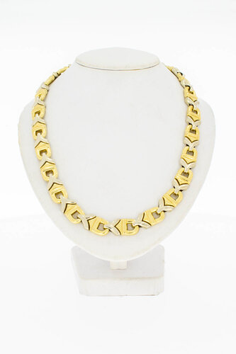 Flache Damen Goldkette 18 Karat - 43,1 cm