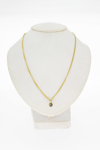 8 Karat Gold Edelstein Anhänger dames