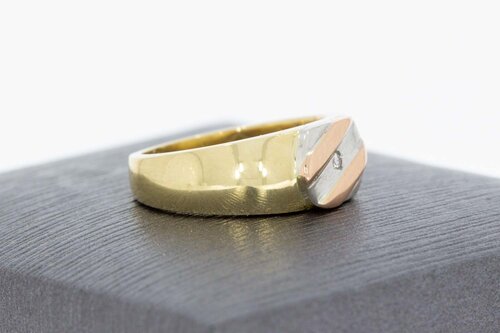 Pinky Zirkonia Ring 14 Karat - 14,6 mm