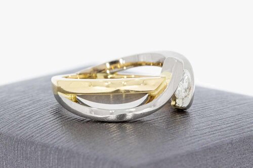 585 Gold Damen Diamant Ring - 17,1 mm