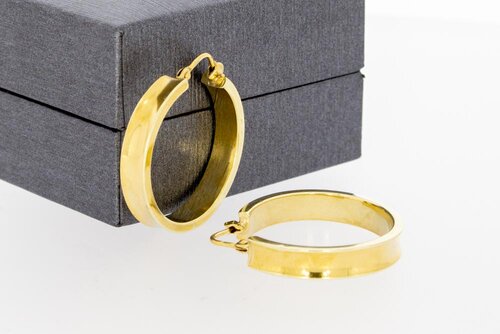 14 Karat Gold Ohrringe Damen - 2,5 cm