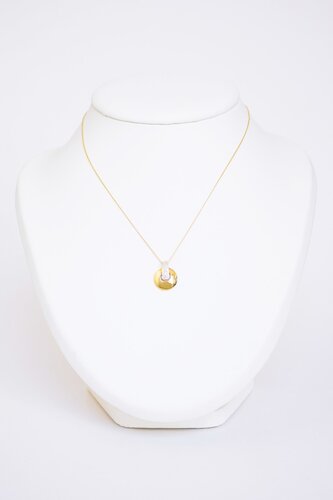 Diamant Damen Anhänger 750 Gold