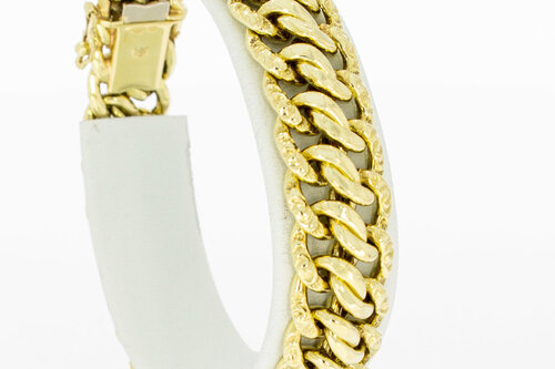 Geflochtenes Armband 14 Karat - 18,7 cm