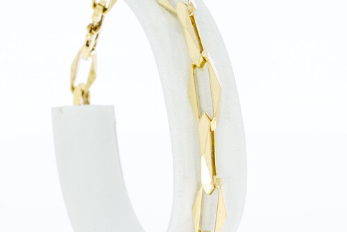 Paperclip Armband 14 Karat Gold - 23,1 cm