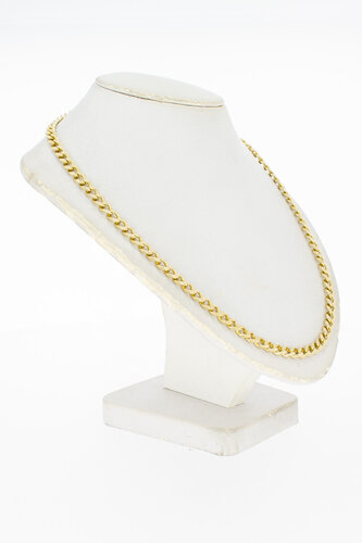 14 Karat Gold Panzer Halskette - 59,1 cm