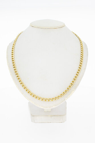 14 Karat Gold Panzer Halskette - 59,1 cm