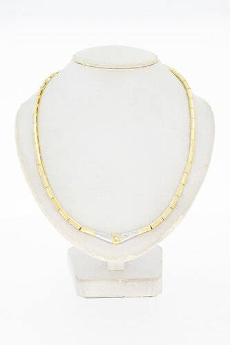 14 Karat Goldbarren Damenkette - 48 cm