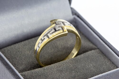 Bicolor Ring 14 Karat Gold - 18,9 mm