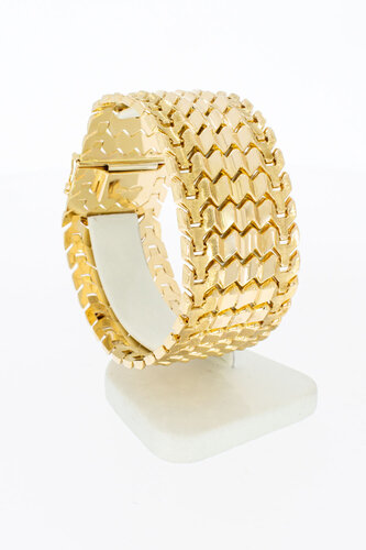 Breites Goldarmband 18 Karat - 19,6 mm