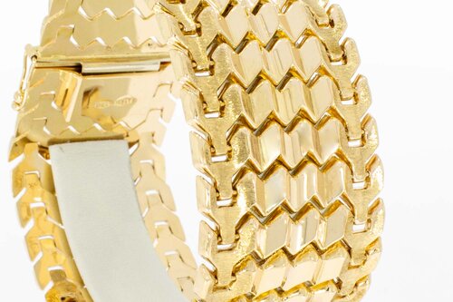 Breites Goldarmband 18 Karat - 19,6 mm