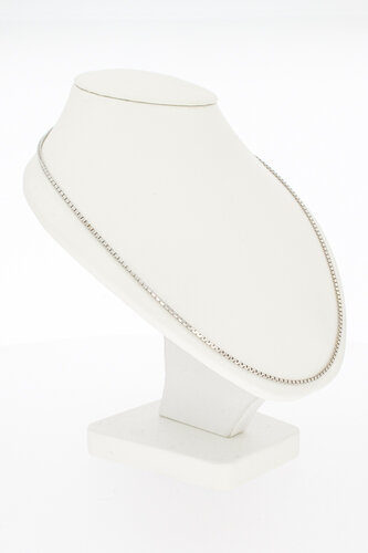 Venezianische Weißgoldkette 750 - 51,1 cm