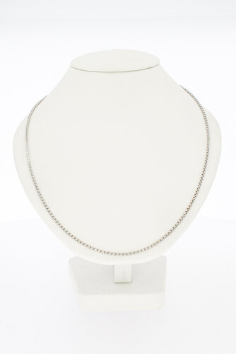 Venezianische Weißgoldkette 750 - 51,1 cm