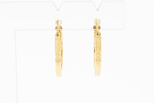 18 Karat Gelbgoldene Creolen - 1,8 cm