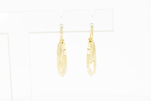 14 Karat Gelbgoldene Creolen - 1,7 cm