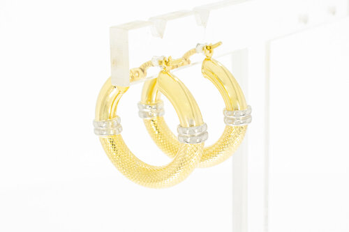 Damen Gold Creolen 14 Karat - 2,3 cm