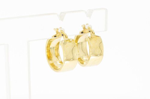 Gelb Gold Creolen 14 Karat - 1,6 cm