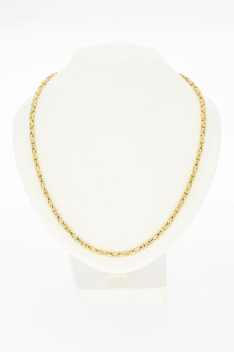 Byzantinische Goldkette 14 Karat - 54,9 cm