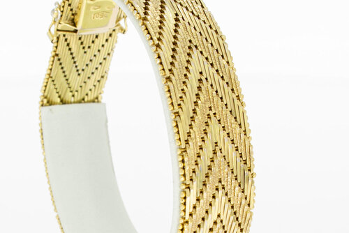 18 Karat Gelbgold Armband - 19 cm