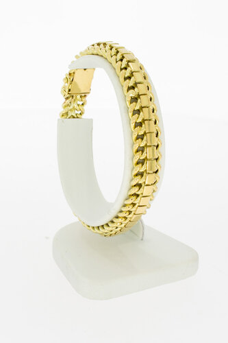 Panzer Rücken Goldarmband 585 - 18,5 cm