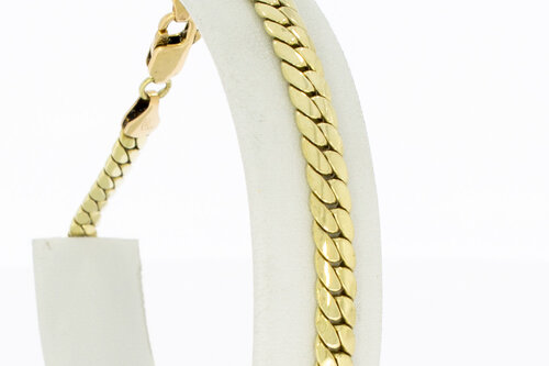 Panzer Goldarmband 14 Karat - 17,8 cm.