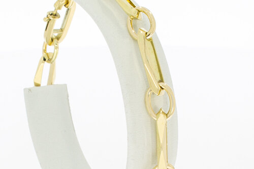 14 Karat Paperclip Armband - 21,2 cm